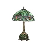 Buy Dale Tiffany TT60919 Dragonfly Table Lamp, Antique Bronze Verde and Art Glass... by Dale Tiffany Lamps