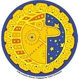 Jonathan Reeves - Indian Moon - Sticker Decal by Jonathan Reeves