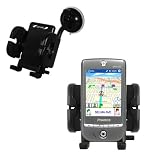 Pharos GPS 525 Flexible Car Windshield Holder - Gomadic Brand