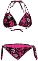 JAMAICAN STYLE Neon Floral Triangle Bikini