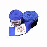 180' Elastic Handwraps Color: Blue
