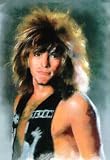 Jon Bon Jovi Portrait Slippery When Wet 80s Music Poster Print - 13x19