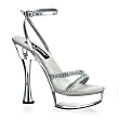 Pleaser Shoes Women��s SWEET-432/434/435/438 6" Cone Heel Sandal, Available in 4 Styles