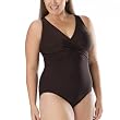Merona&reg; Plus Tankini - Draped One Piece - Bittersweet