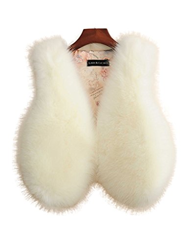 ナナコレクション Nana_Collection 2015 秋 ファー ベスト フェイクファー 毛皮 レディース 暖かい ふわふわ 防寒 袖なし ボレロ カジュアル