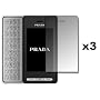 3 Pack of Premium Reusable LCD Screen Protector for LG Prada II KF900