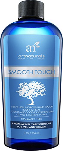 Art Naturals Smooth Touch Ingrown Hair Removal Serum Aftershave 8oz For Razor Burns, Unsightly Bumps & Redness from Shaving or Waxing -For Men, Women, Face, Body & Bikini Lines -Better then Tweezers Art Naturals Smooth Touch Ingrown Hair Removal Serum Aftershave 8oz For Razor Burns, Unsightly Bumps & Redness from Shaving or Waxing -For Men, Women, Face, Body & Bikini Lines -Better then Tweezers