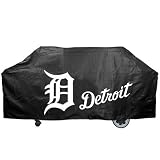 MLB Detroit Tigers Black Grill Cover