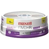 MAXELL 639008 4.7 GB DVD+RS (15-CT SPINDLE)-MXL639008