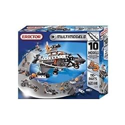 ERECTOR MULTI MODEL 10 MODEL SET - 190 PCS