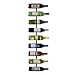9-Bottle Wine Ledge - Black