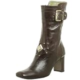 Materia Prima Womens 3M 4801 Mid Calf Buckle Boot