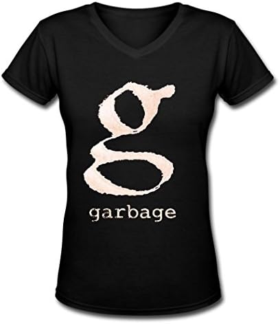 Garbage G logo Women's Summer V-neck shirt XXL