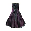 Pretty Kitty Fashion 50s Lila Korsett Cocktail Kleid