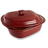 Pampered Chef Cranberry Deep Covered Baker