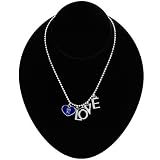 MLB Touch by Alyssa Milano Kansas City Royals Love Necklace with Heart Team Logo