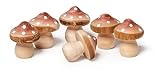 VBS 6 Deko-Pilze Fliegenpilze Gartendeko Herbstdeko Pilz Punkte