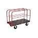 Rubbermaid Commercial 4468 2000 lbs Mass Capacity, 47.9" Length x 24-1/4" Width x 39.9" Height, Black Sheet and Panel Truck