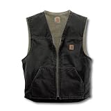 Carhartt Men's Sandstone Rugged Vest - Sherpa Lined