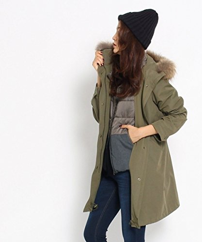 (インディヴィ) INDIVI [L]インナーベスト付きモッズコート 12799709