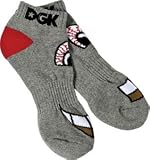 DGK Eyes Low Socks Grey - Single Pair