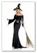2Pc Black Cauldron Witch Dress W/Hat And Belt