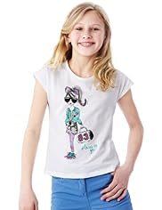 Limited Pure Cotton Travel Girl Top