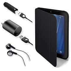 B�ndel Zubeh�r f�r HP TouchPad : Tasche, Internationales Ladeger�t, Autoladeger�t, Stereo-Kopfh�rer - 3.5mm