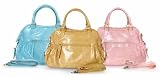 Ladies Baby Blue Top Handle Designer Style Handbag