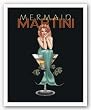 Mermaid Martini by Ralph Burch 11"x14" Art Print Poster