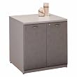 Pewter 2-Door Storage Cabinet Bush Advantage Series A By Bush Furniture