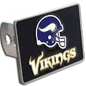 Minnesota Vikings Large Zinc Trailer Hitch Cover - NFL Football Fan Shop Sports Team Merchandise