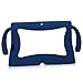 WOVTE 7 Inch Silicone Rubber Gel Soft Skin Case Cover for 7 A13 Dual Core Q88 Tablet - Deep Blue