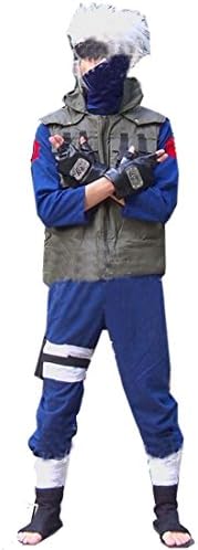 Cozy Age Men's Naruto Kakashi Hatake Cosplay Costume,Large,As picture