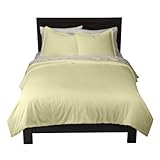 Home Damask Stripe Duvet Set - Yellow (Full/ Queen)