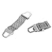 KnSam Stainless Steel Cufflinks for Mens Mesh Wrap Hollow Silver