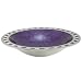 Julia Knight 15-inch Enameled Aluminum Bowl, Sugar Plum with Check Border image 2