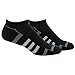 adidas Men's Climalite II No Show Sock (2-Pair), Black/Tech Grey/White, Size 6-12