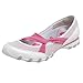 Skechers Women's Sundancer Colored Mesh Knotted Skimmer,White/Hot Pink,8.5 M US