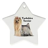 Yorkshire Terrier Yorkie Ornament (Star)