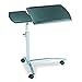 Mayline 950ANT SOHO Mobile Laptop Caddy with Dual Worksurface, Height Adjustable, Anthracite Tf/Metallic Gray Frame