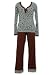 PJ Salvage Forbidden Cheetah Blue Lounge Set