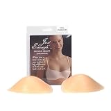 Just Enough Oval Breast Enhancers Without Nipples, One Size Fits All 1 pair