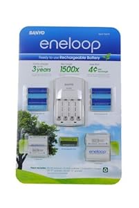 Sanyo Eneloop Ni-MH Charger (with 8 