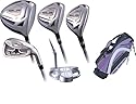 Precise Ladies SLR Complete Golf Club Set (Petite Right Hand Golfer, Purple)