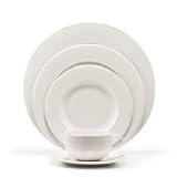 Wedgwood Plato White Twelve 5 Pc Plc Set-Rimmed