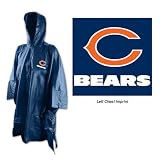 Chicago Bears NFL Adult Rain Poncho