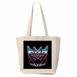 Tote Satchel Bag (2-Sided) of Transformers Vintage Decepticon Logo