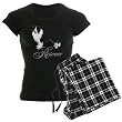 Border Collie Rescue Women's Dark Pajamas Women's dark pajamas Women's Dark Pajamas by CafePress - M With Checker Pant
