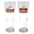 Budweiser Pilsner Glass Set of 2